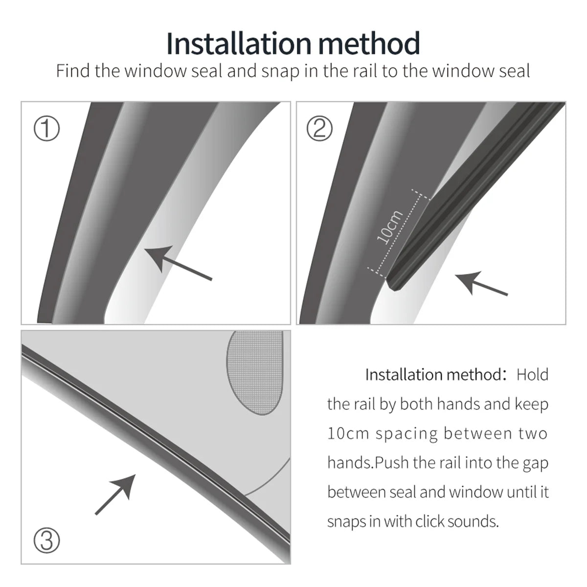 TPARTS Seitenfenster Sonnenschutz Vorhang für Tesla Model 3 / Y / Highland bei EV Motion Shop