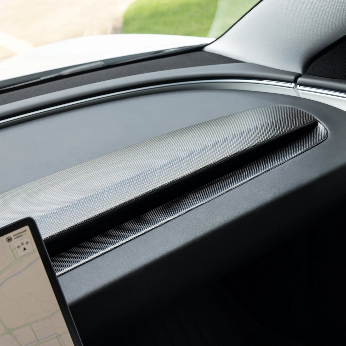 TPASRTS Echt Carbon Armaturenbrett Dashboard Cover für Model 3 (2024) Highland bei EV Motion Shop