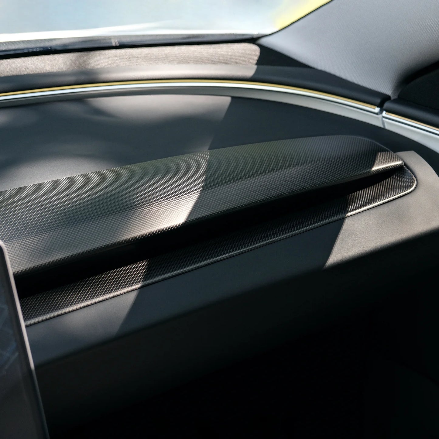 TPASRTS Echt Carbon Armaturenbrett Dashboard Cover für Model 3 (2024) Highland bei EV Motion Shop