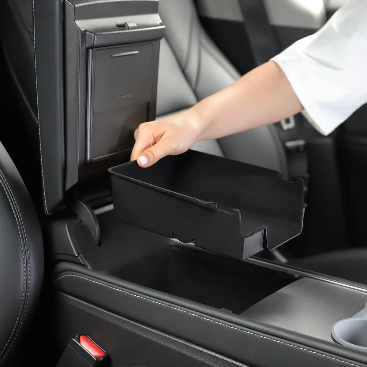 TPARTS Armlehnen Mittelkonsolen Organizer für Tesla Model 3 / Y bei EV Motion Shop