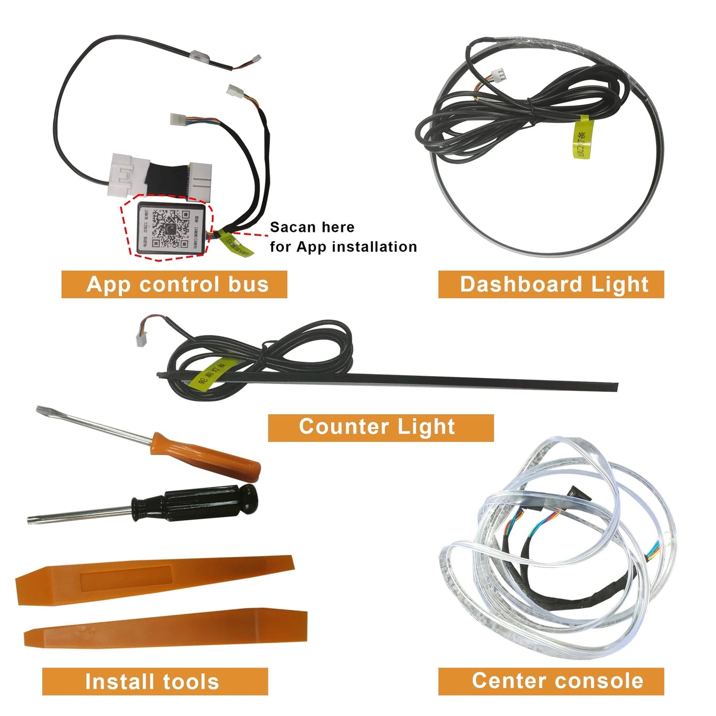 Yeslak Neon Ambient LED Beleuchtung – Tesla Model 3 / Y (Pre-Facelift) bei EV Motion Shop
