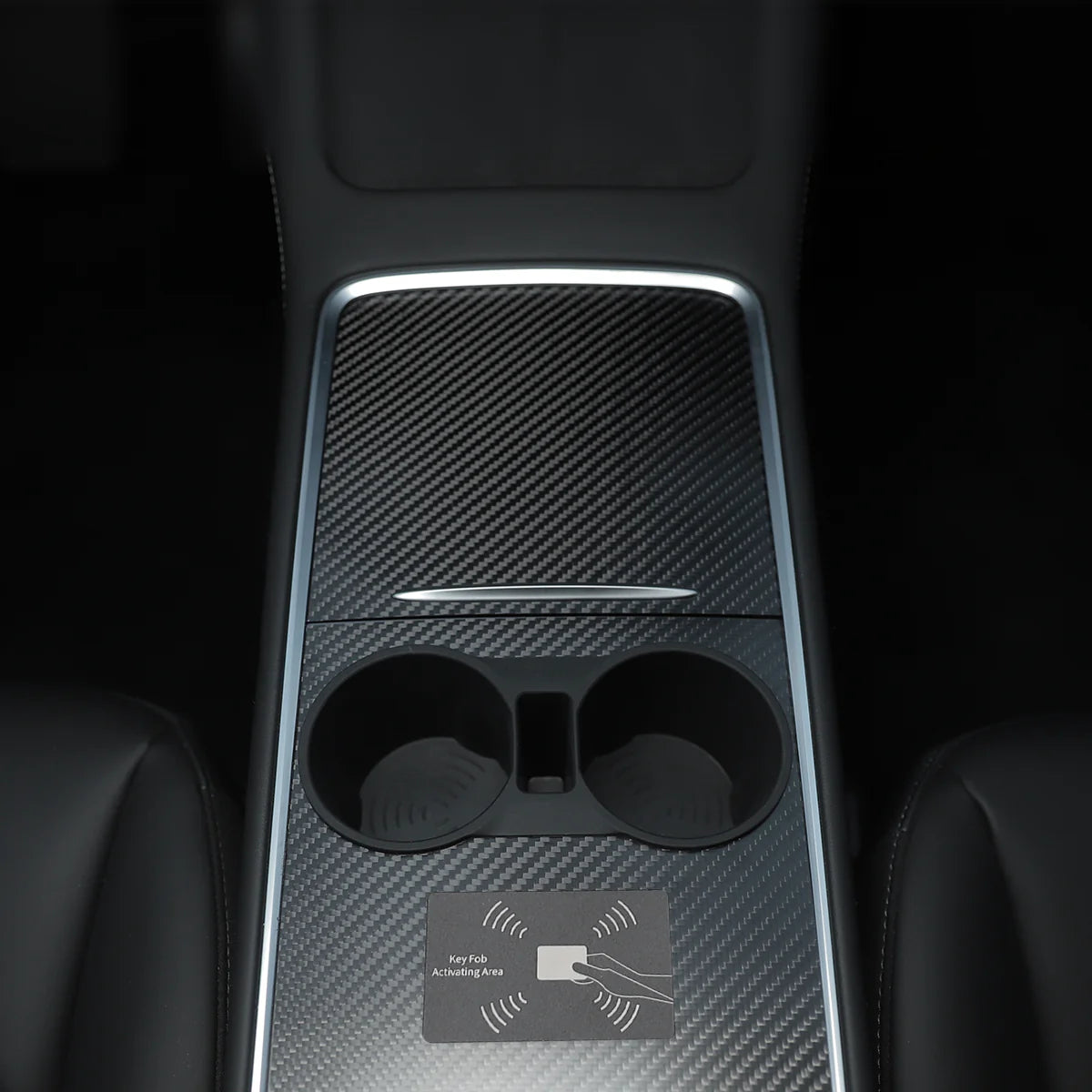 TPARTS Echt Carbon Mittelkonsolen Cover für Model 3 / Y (Pre-Facelift) bei EV Motion Shop