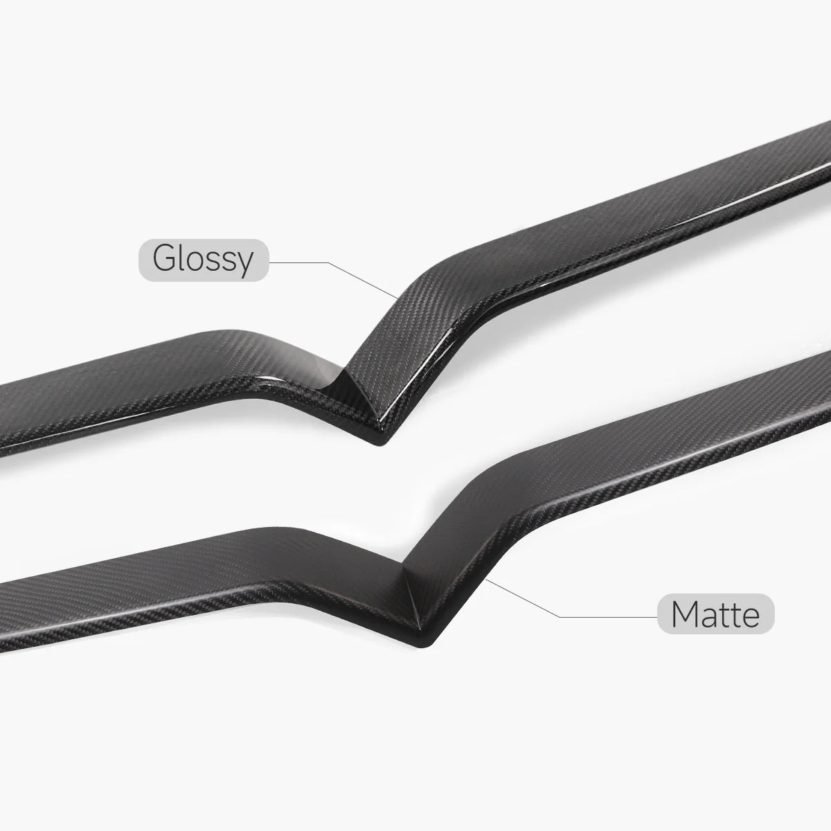 TPARTS Echt Carbon Front Mittelgrill Cover für Tesla Model S / X bei EV Motion Shop