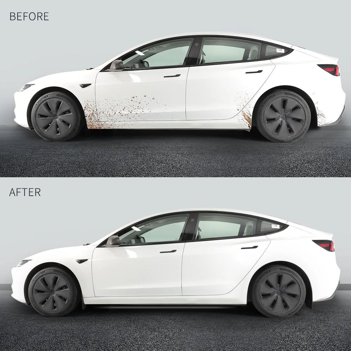 TPARTS Schmutzfänger Mudflaps – Tesla Model 3