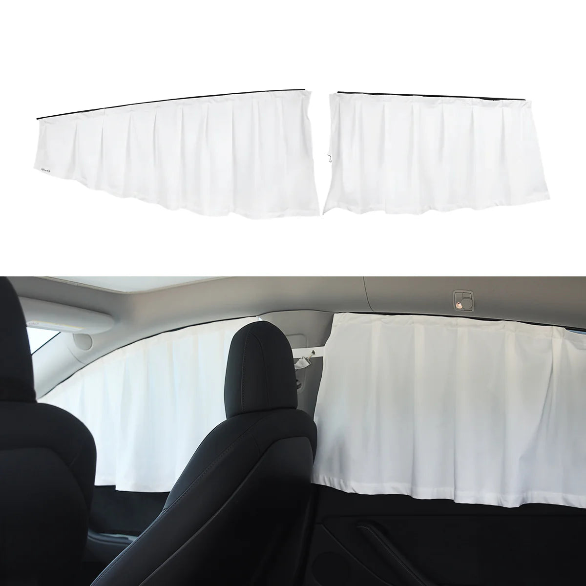 TPARTS Seitenfenster Sonnenschutz Vorhang für Tesla Model 3 / Y / Highland bei EV Motion Shop