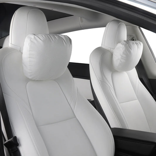 TPARTS Leder Kopfstützen Nackenkissen aus Dupont™ Sorona® für Tesla Model S / 3 / X / Y bei EV Motion Shop