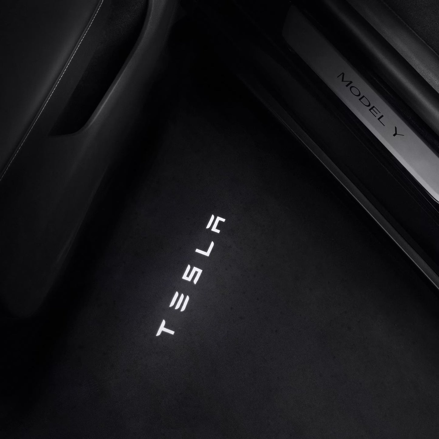 Illuminazione d'ingresso a LED EV Motion con logo per Tesla Model S / 3 / X / Y