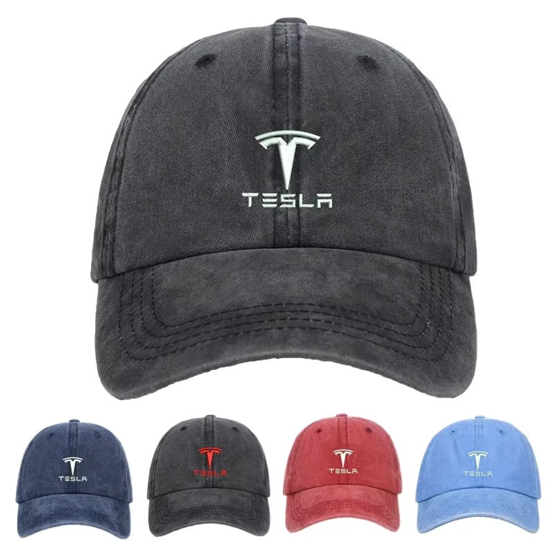 EV Motion Tesla Badge Logo Unisex Cap Mütze Multicolor