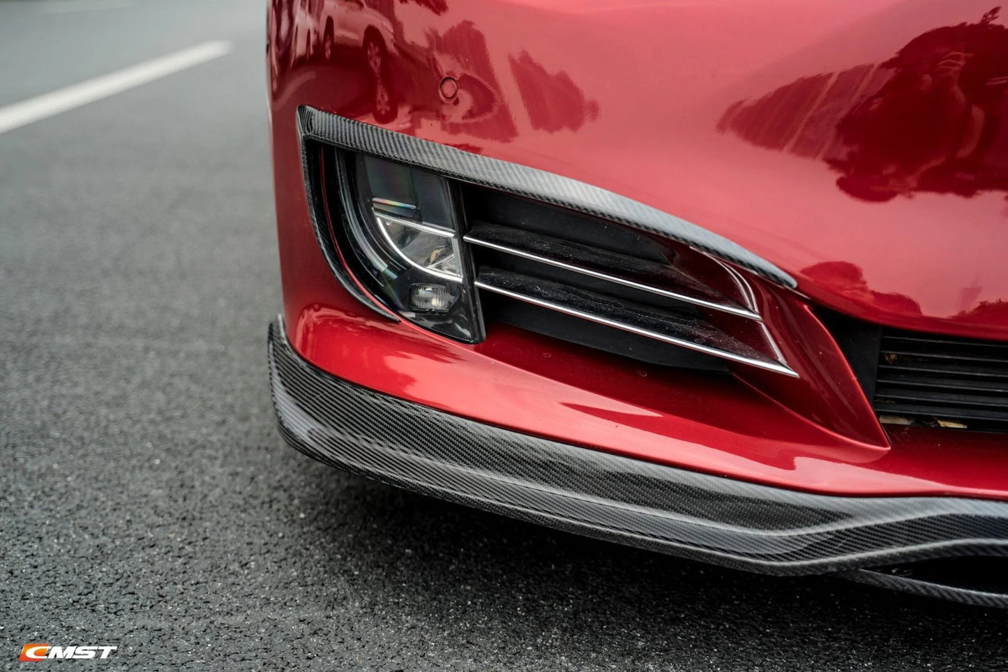 CMST Carbon Stossfaenger Verkleidung für Tesla Model S (2016-2019) bei EV Motion Shop