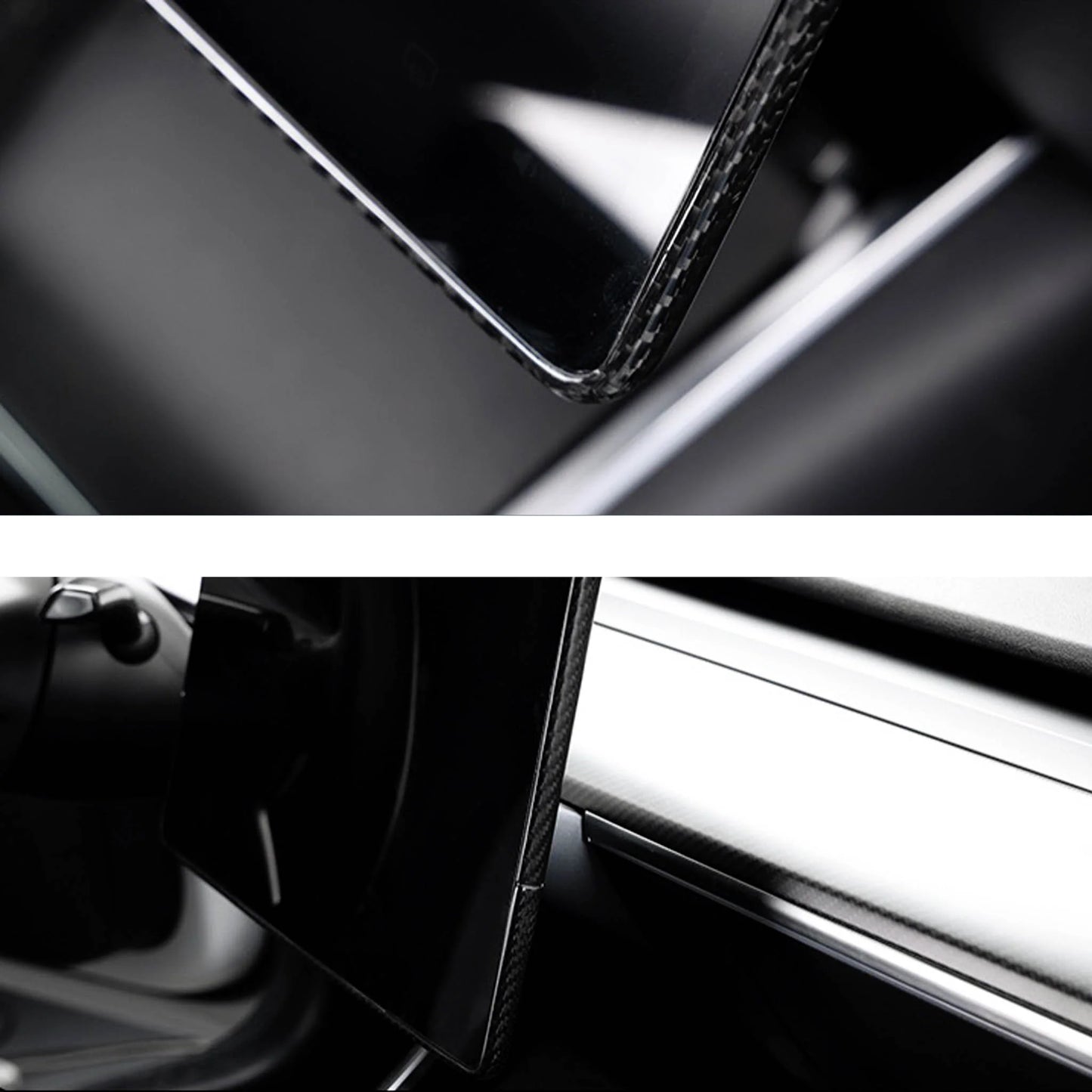 Yeslak Carbon Touchscreen Cover – Tesla Model 3 / Y / Highland / Juniper