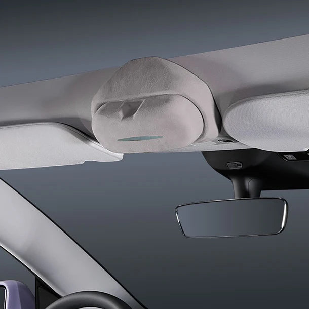 Yeslak Alcantara Sonnenbrillenhalter – Tesla Model 3 / Y bei EV Motion Shop