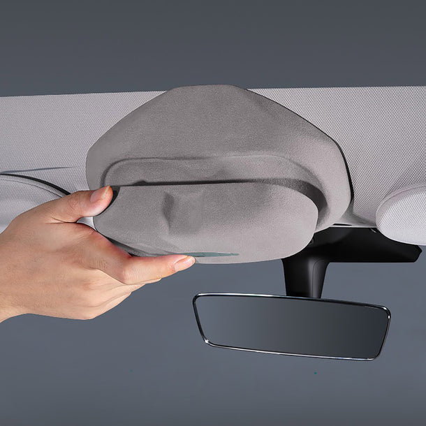 Yeslak Alcantara Sonnenbrillenhalter – Tesla Model 3 / Y bei EV Motion Shop