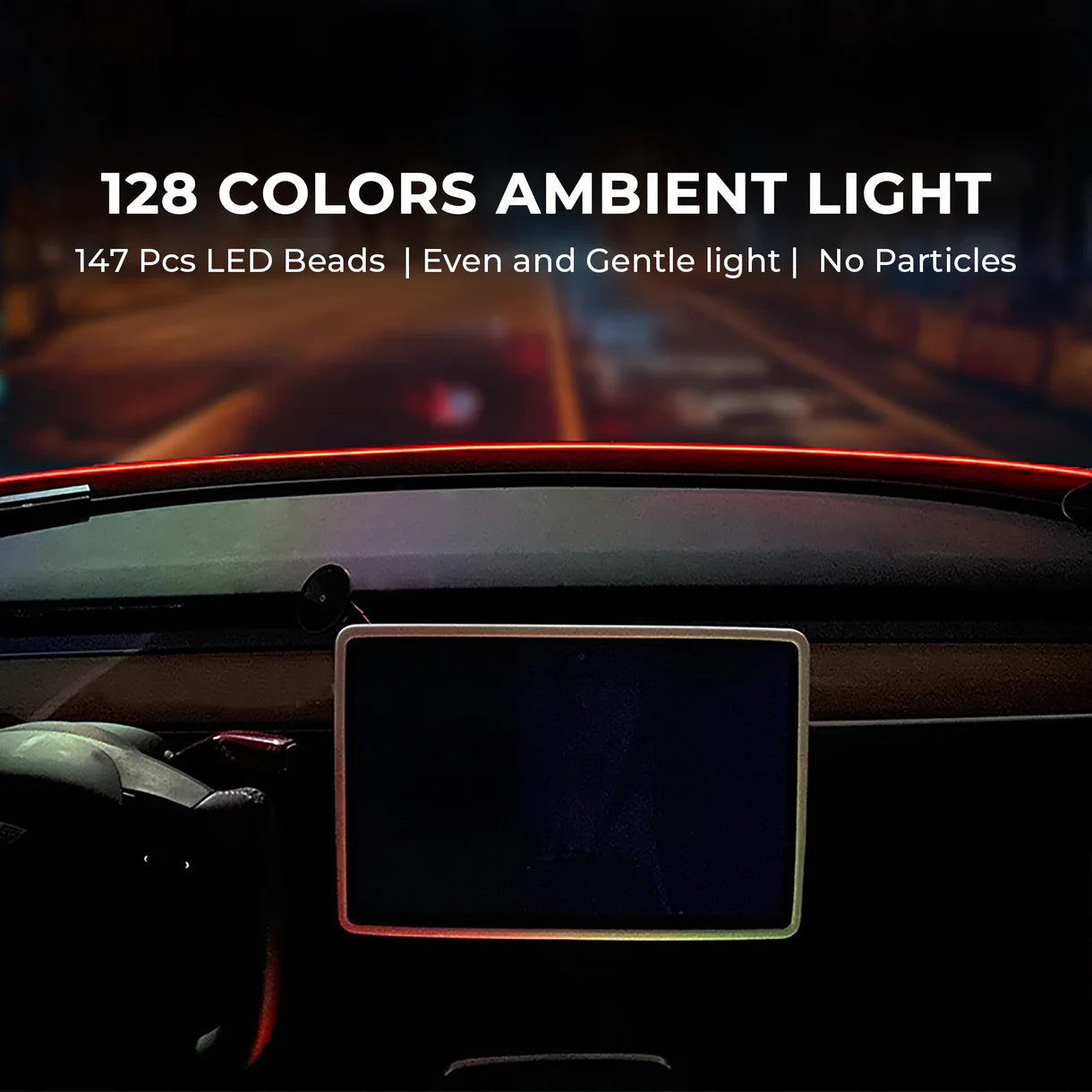 Yeslak RGB LED Ambiente Beleuchtung – Tesla Model 3 / Y bei EV Motion Shop