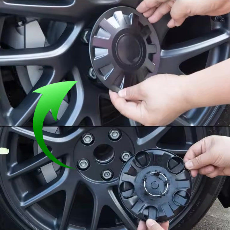 EV Motion Glider Photon Felgen Radnaben Center Lock Cover | Gun Metal Grey – Tesla Model 3 Highland