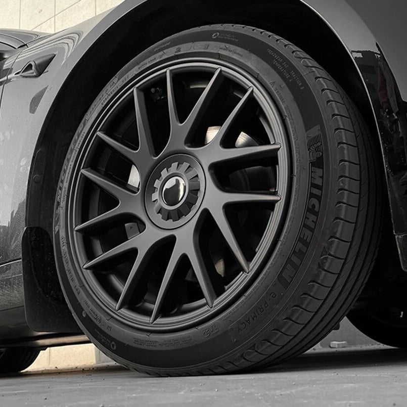 EV Motion 18" Zoll Radkappen (4er Set) im Performance Sport Design für Tesla Model 3 (2024) Highland