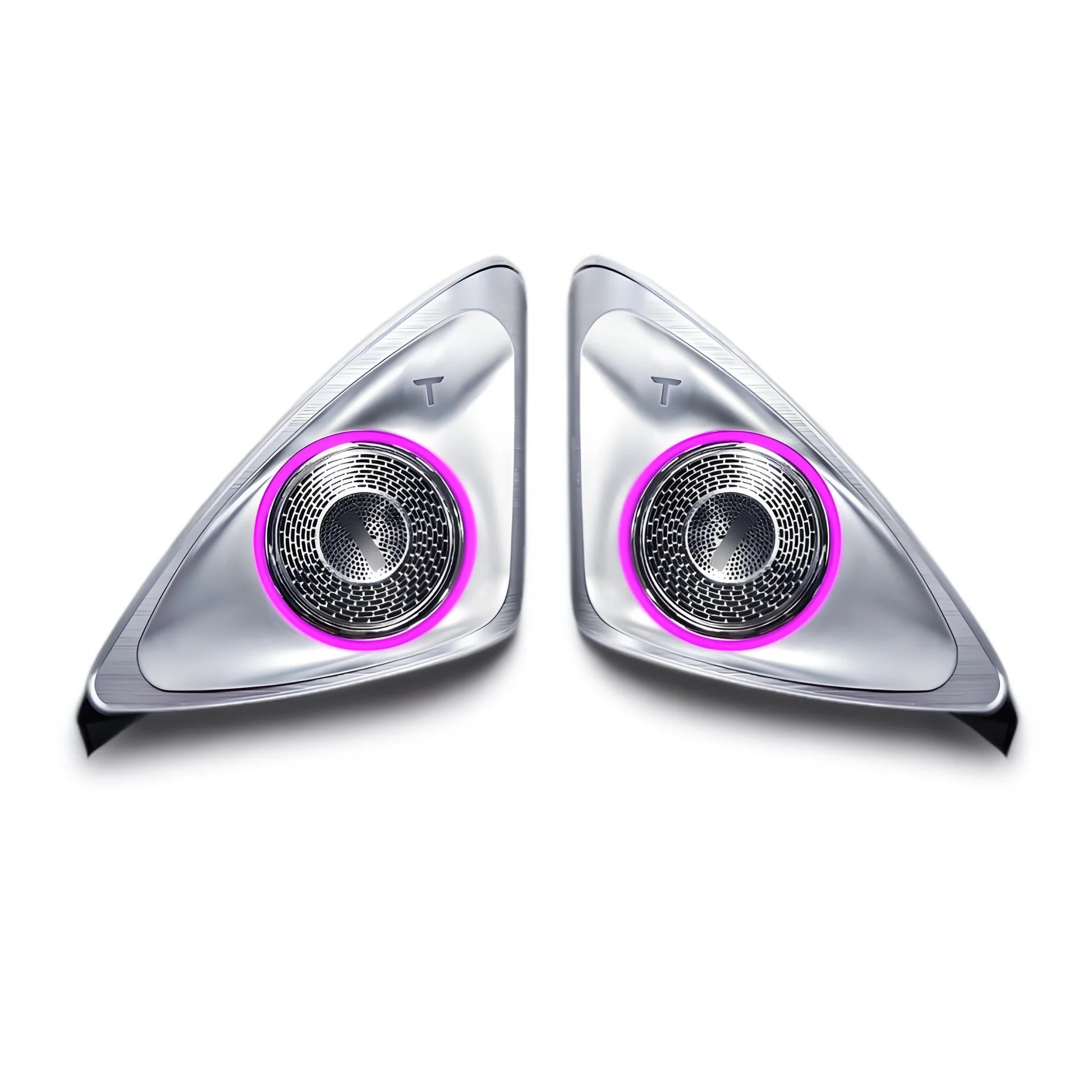 EV Motion 4D rotierende LED Lautsprecher Abdeckung (2er Set) für Tesla Model 3 / Y / Highland