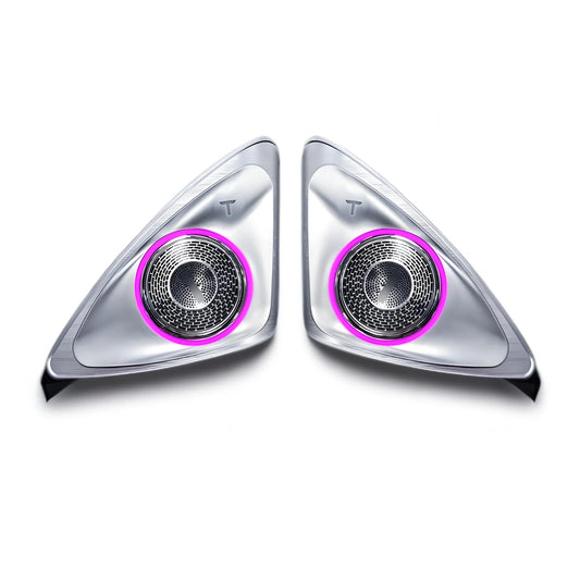 EV Motion 4D rotierende LED Lautsprecher Abdeckung (2er Set) für Tesla Model 3 / Y / Highland