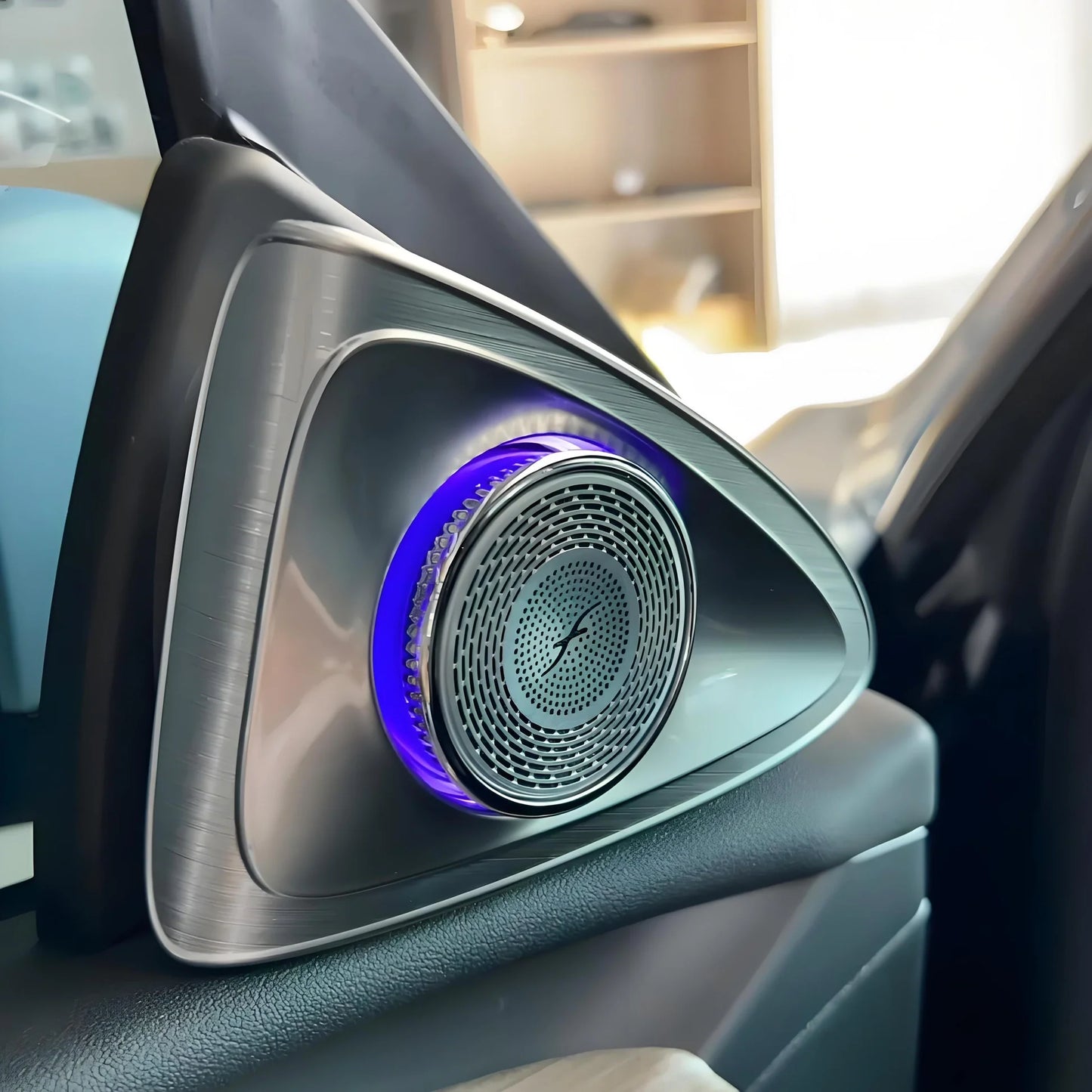 EV Motion 4D rotierende LED Lautsprecher Abdeckung (2er Set) für Tesla Model 3 / Y / Highland