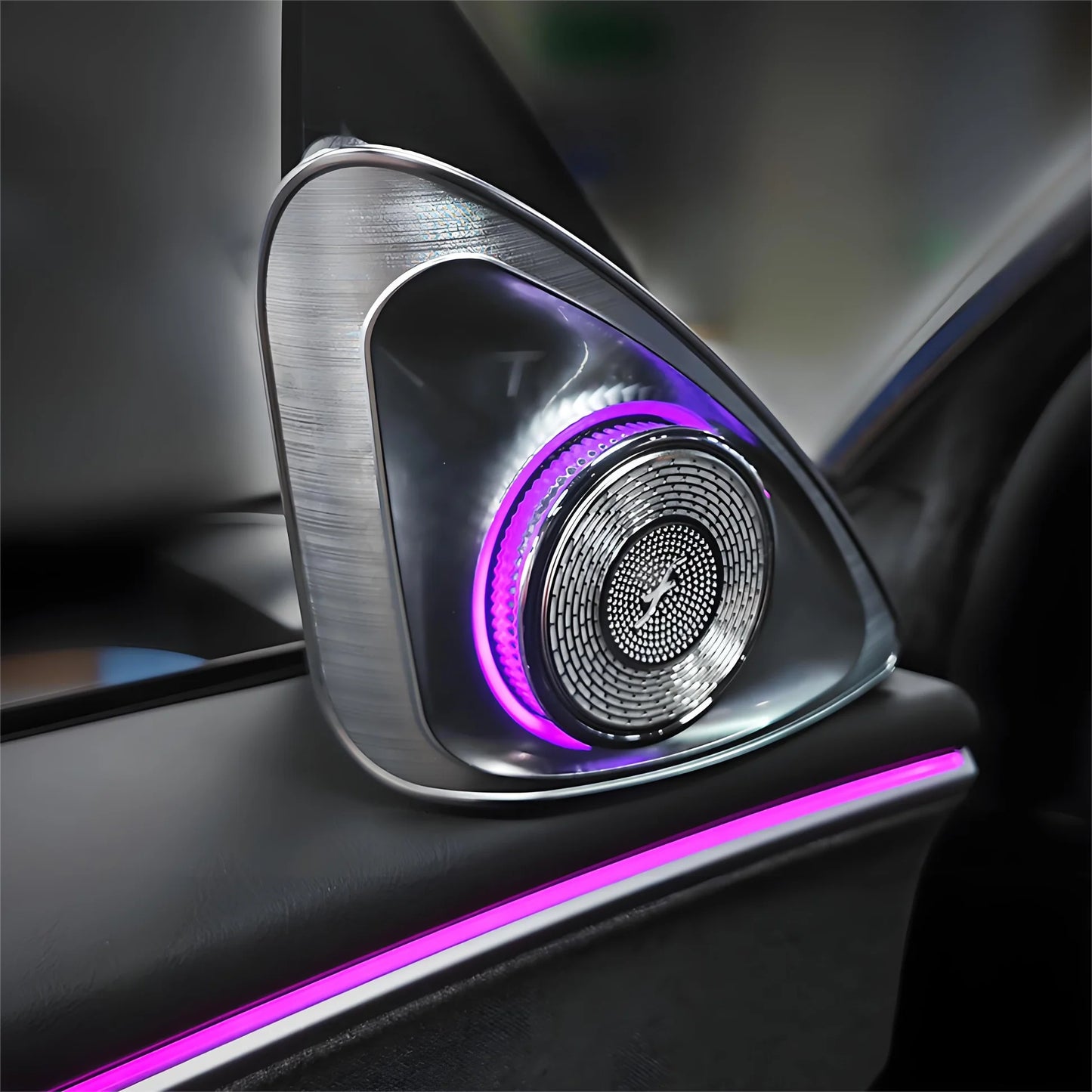 EV Motion 4D rotierende LED Lautsprecher Abdeckung (2er Set) für Tesla Model 3 / Y / Highland