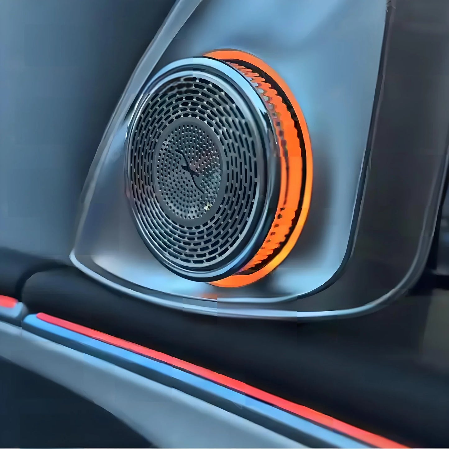 EV Motion 4D rotierende LED Lautsprecher Abdeckung (2er Set) für Tesla Model 3 / Y / Highland