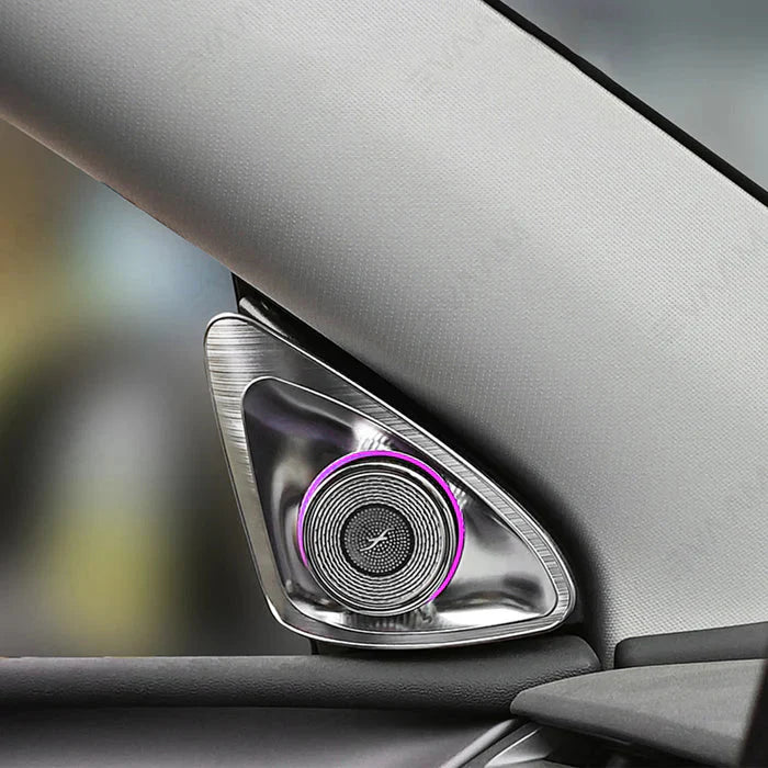 EV Motion 4D rotierende LED Lautsprecher Abdeckung (2er Set) für Tesla Model 3 / Y / Highland