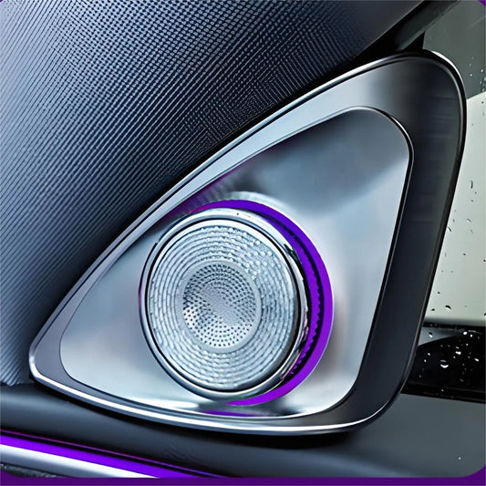 EV Motion 4D rotierende LED Lautsprecher Abdeckung (2er Set) für Tesla Model 3 / Y / Highland