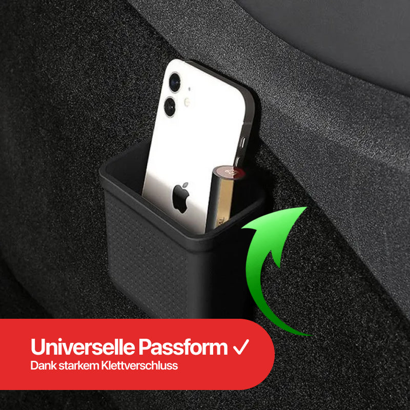 EV Motion Ablagefach mit Klettverschluss aus Silikon passend für Tesla Model S / 3 / X / Y