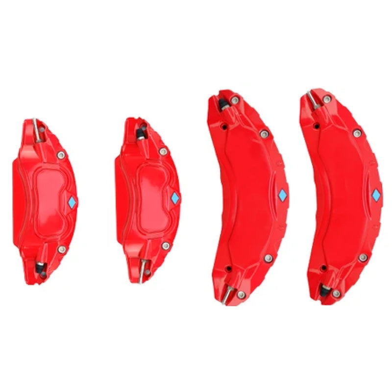 EV Motion Alu Bremssattel Abdeckungen (4er Set) 18/19" Zoll für Tesla Model 3 / Y / Highland / Juniper