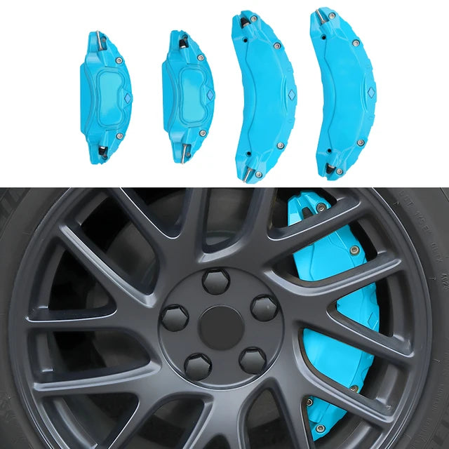 EV Motion Alu Bremssattel Abdeckungen (4er Set) 18/19" Zoll für Tesla Model 3 / Y / Highland / Juniper