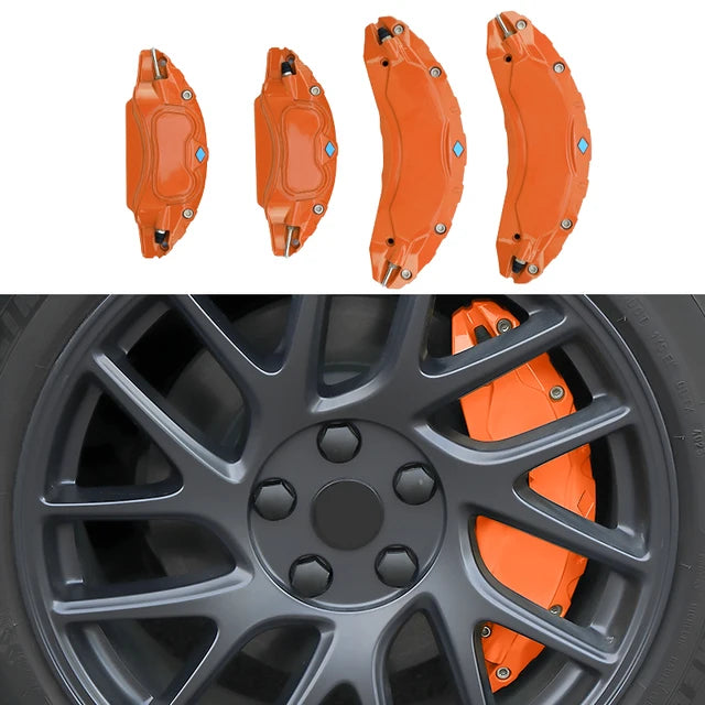 EV Motion Alu Bremssattel Abdeckungen (4er Set) 18/19" Zoll für Tesla Model 3 / Y / Highland / Juniper