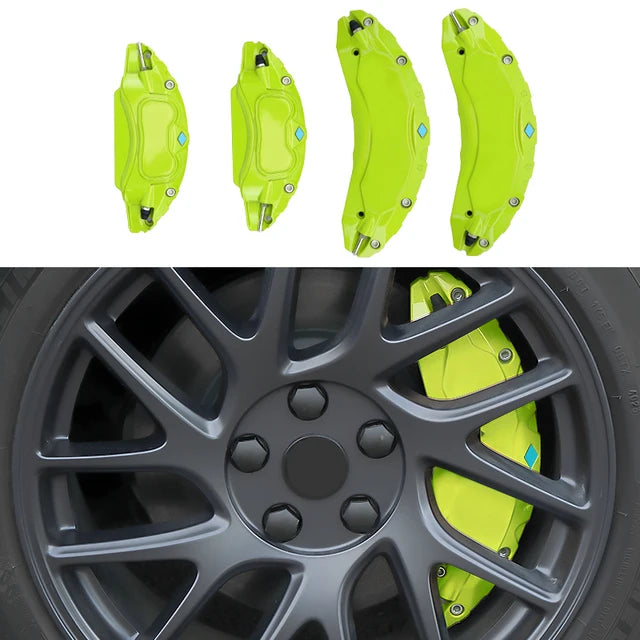 EV Motion Alu Bremssattel Abdeckungen (4er Set) 18/19" Zoll für Tesla Model 3 / Y / Highland / Juniper