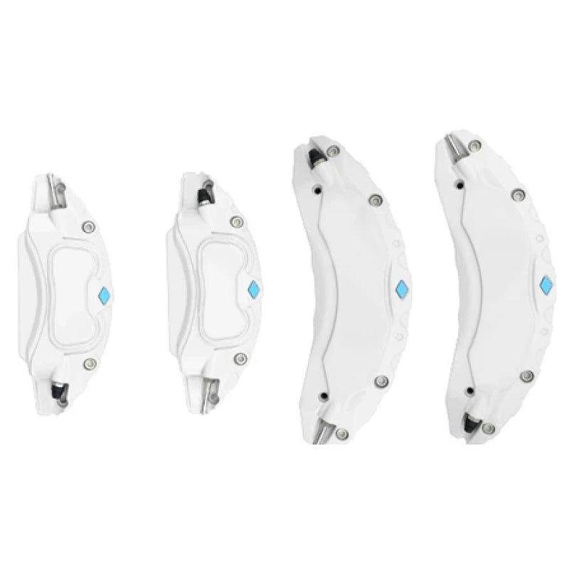 EV Motion Alu Bremssattel Abdeckungen (4er Set) 18/19" Zoll für Tesla Model 3 / Y / Highland / Juniper