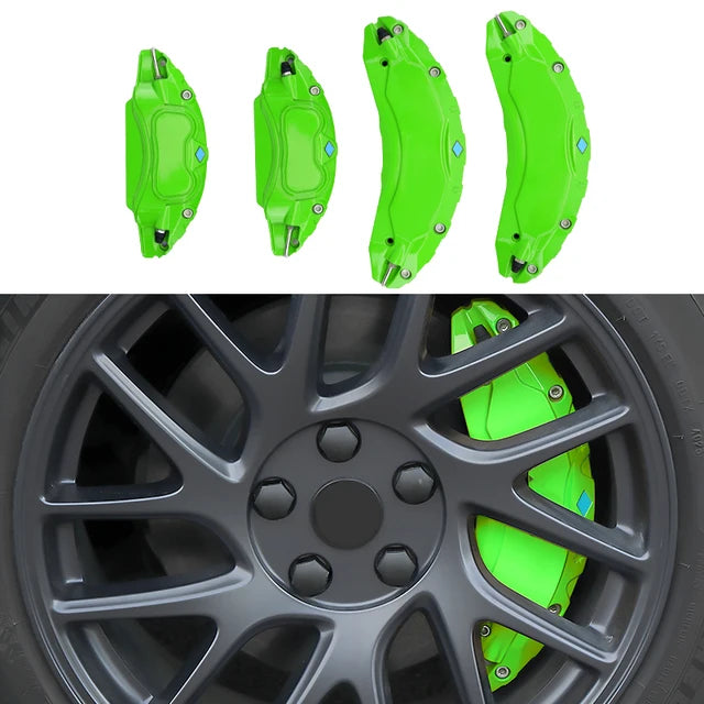 EV Motion Alu Bremssattel Abdeckungen (4er Set) 18/19" Zoll für Tesla Model 3 / Y / Highland / Juniper