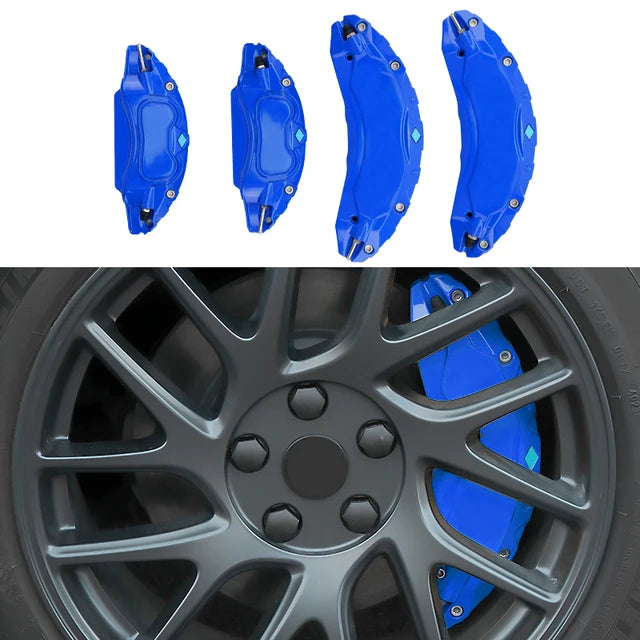 EV Motion Alu Bremssattel Abdeckungen (4er Set) 18/19" Zoll für Tesla Model 3 / Y / Highland / Juniper