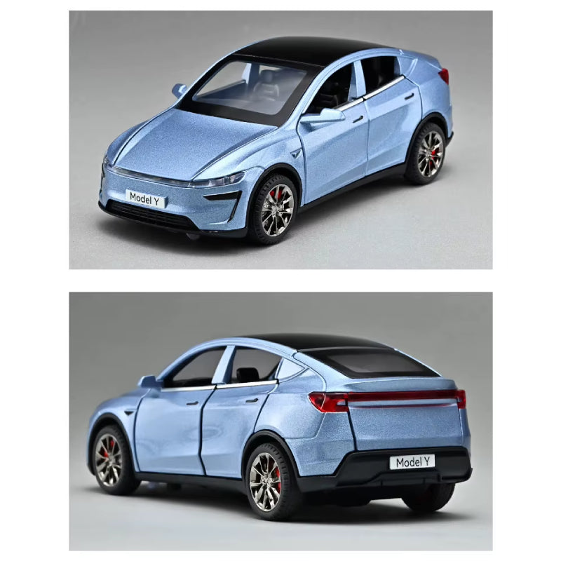 EV Motion Aluminium Tesla Model Y Juniper Spielzeug 1:32 Modell Auto