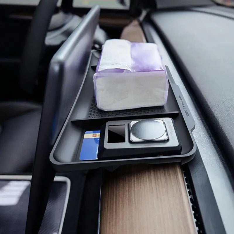 EV Motion Armaturenbrett Dashboard Ablagefach Organizer aus Kunststoff für Tesla Model 3 / Y