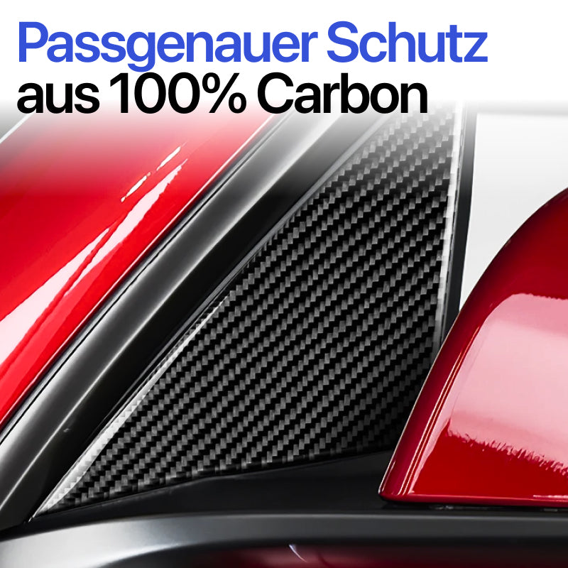EV Motion Carbon A-Säulen Verkleidung Cover Abdeckungen (2er Set) für Tesla Model 3 (2024) Highland