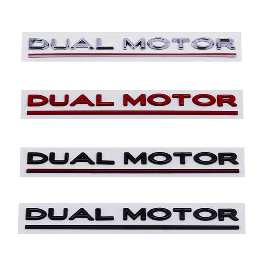 EV Motion Dual Motor Script Logo Schriftzug für Tesla Model 3 / Y / Highland