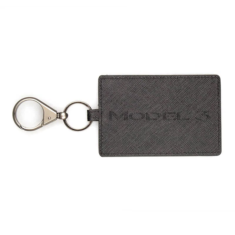 EV Motion Kunstleder Schluesselkarten Case Key Card Etui für Tesla Model 3