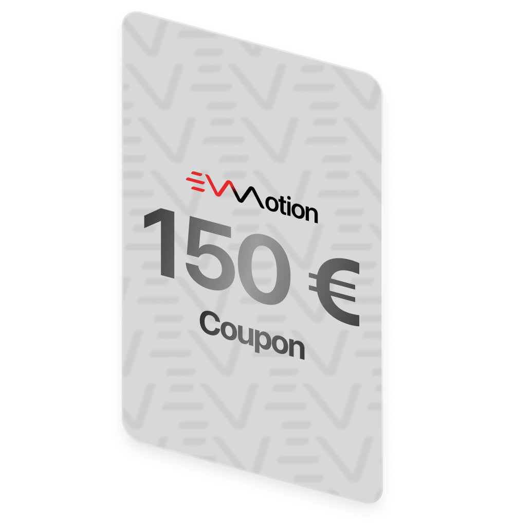 EV Motion Shop Geschenkgutschein 150€ – Perfektes Geschenk für Tesla-Fans