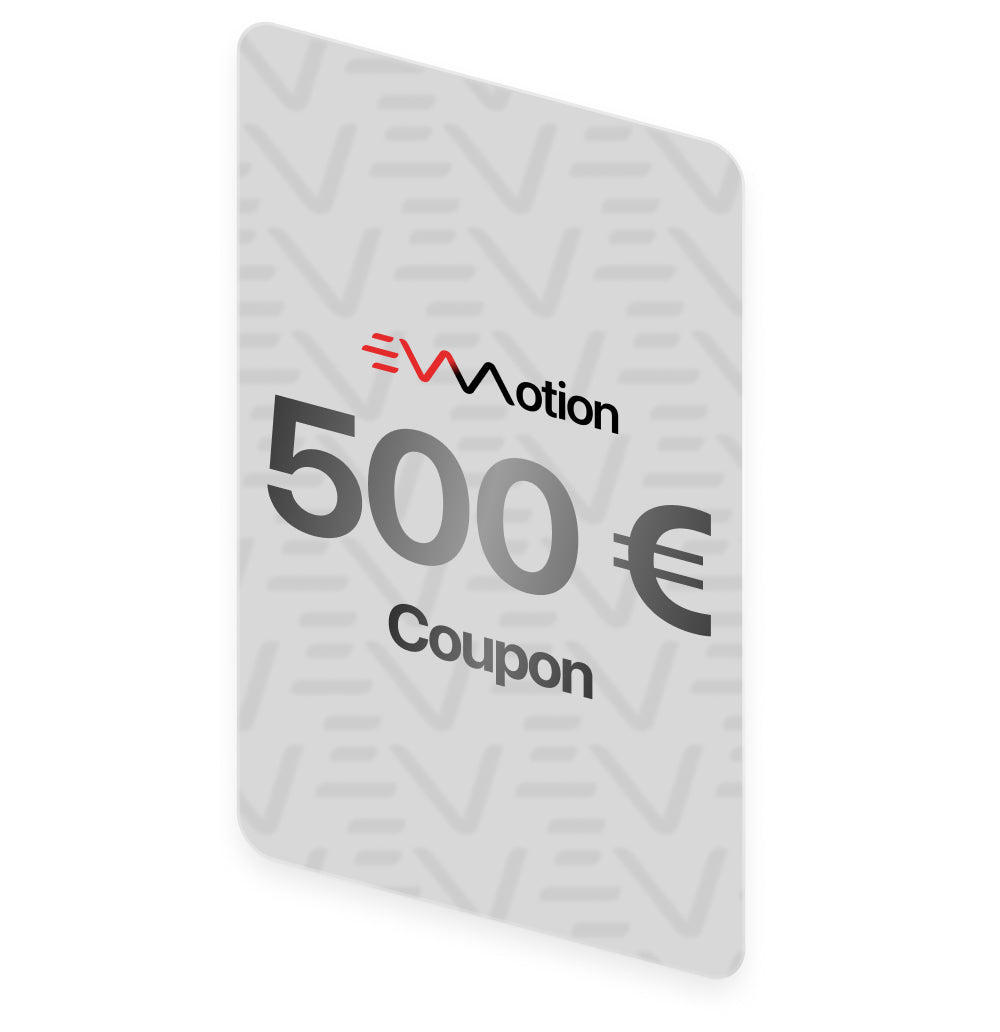 EV Motion Shop Geschenkgutschein 500€ – Perfektes Geschenk für Tesla-Fans
