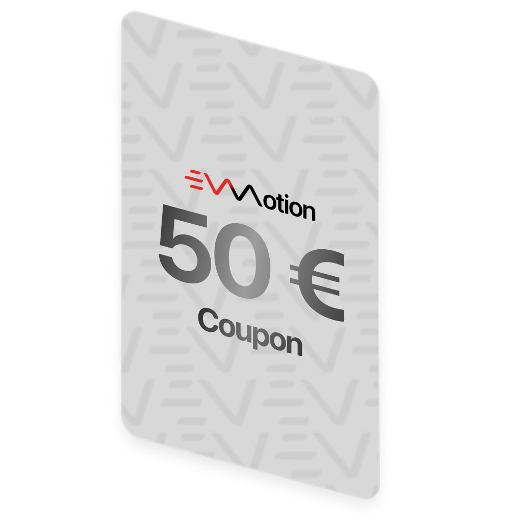EV Motion Shop Coupon Geschenkgutschein 50€ – Perfektes Geschenk für Tesla-Fans