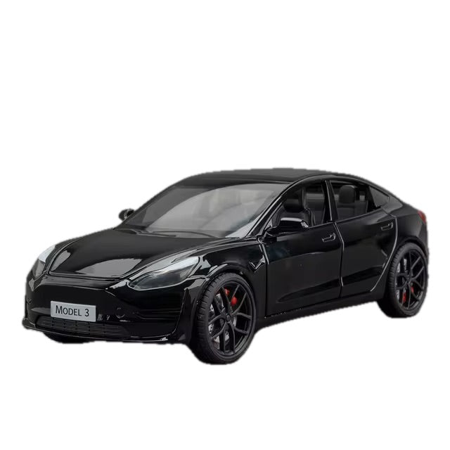 Tesla Model 3 Spielzeug Dekoration Modell Auto im 1 24 Maßstab aus Aluminium bei EV Motion Shop