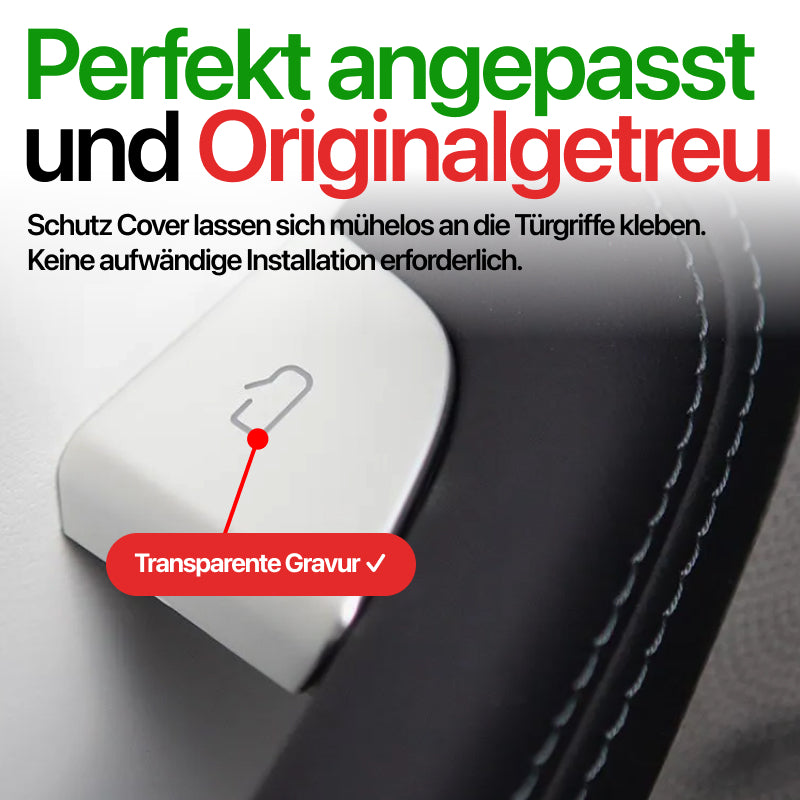 EV Motion Türknopf Button (4er Set) Türöffner Knopf Cover für Tesla Model 3 / Y Highland / Juniper