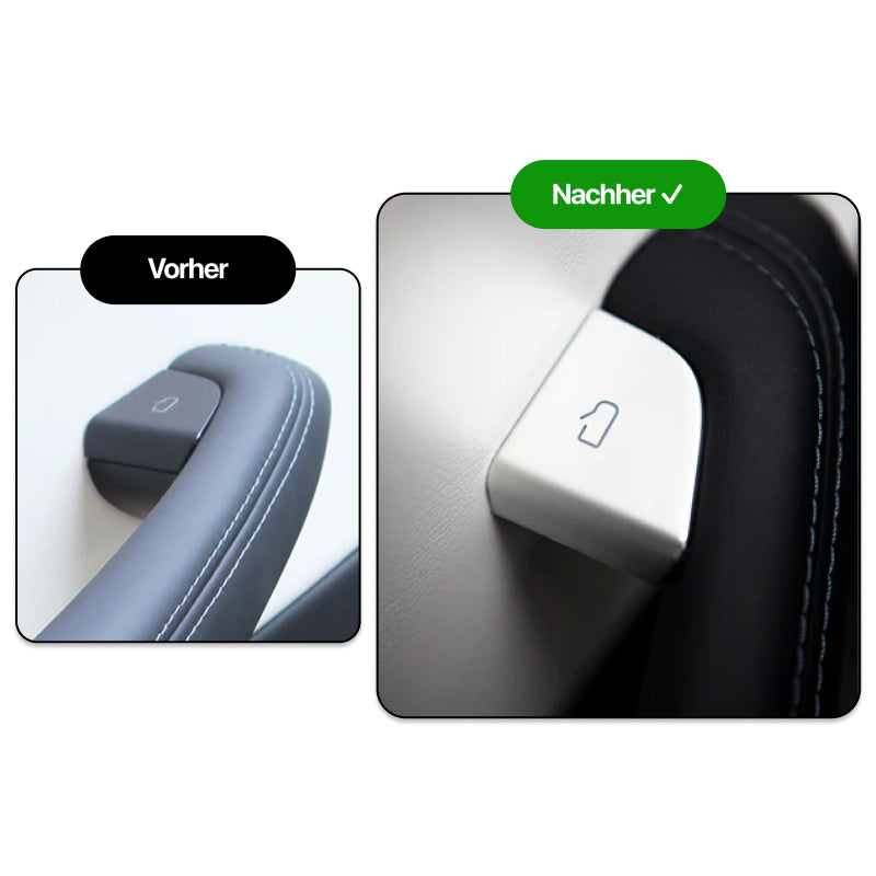 EV Motion Türknopf Button (4er Set) Türöffner Knopf Cover für Tesla Model 3 / Y Highland / Juniper
