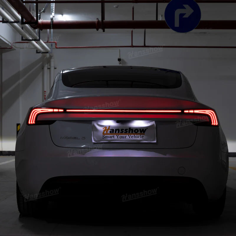 Hanssshow LED Rücklicht Breite Schlussleuchten Leiste für Model 3 (2024) Highland bei EV Motion Shop