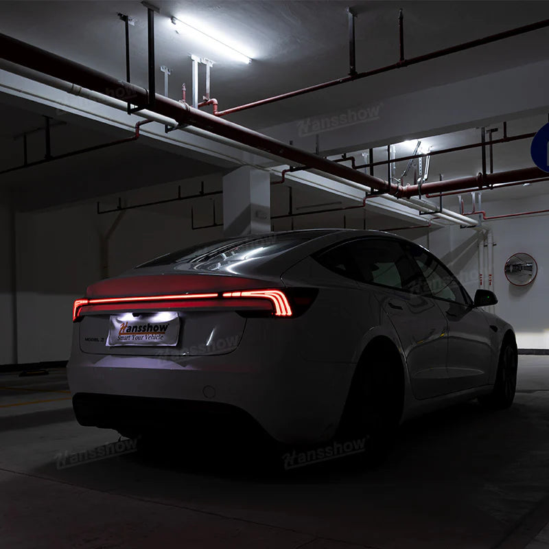 Hanssshow LED Rücklicht Breite Schlussleuchten Leiste für Model 3 (2024) Highland bei EV Motion Shop