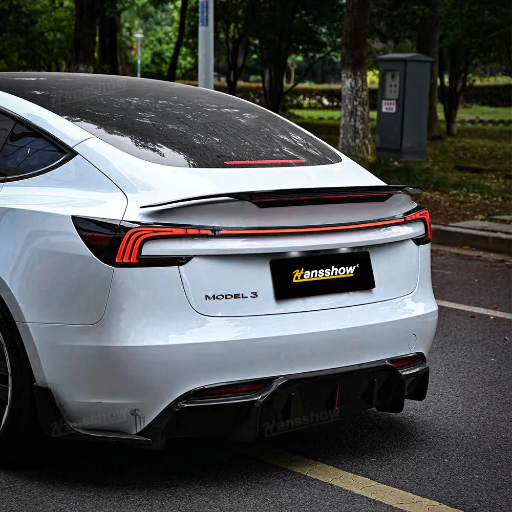 Hanssshow LED Rücklicht Breite Schlussleuchten Leiste für Model 3 (2024) Highland bei EV Motion Shop