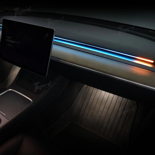 Tlyard Smart BSD Ambiente Beleuchtung – Tesla Model 3 / Y / Highland / Juniper bei EV Motion Shop
