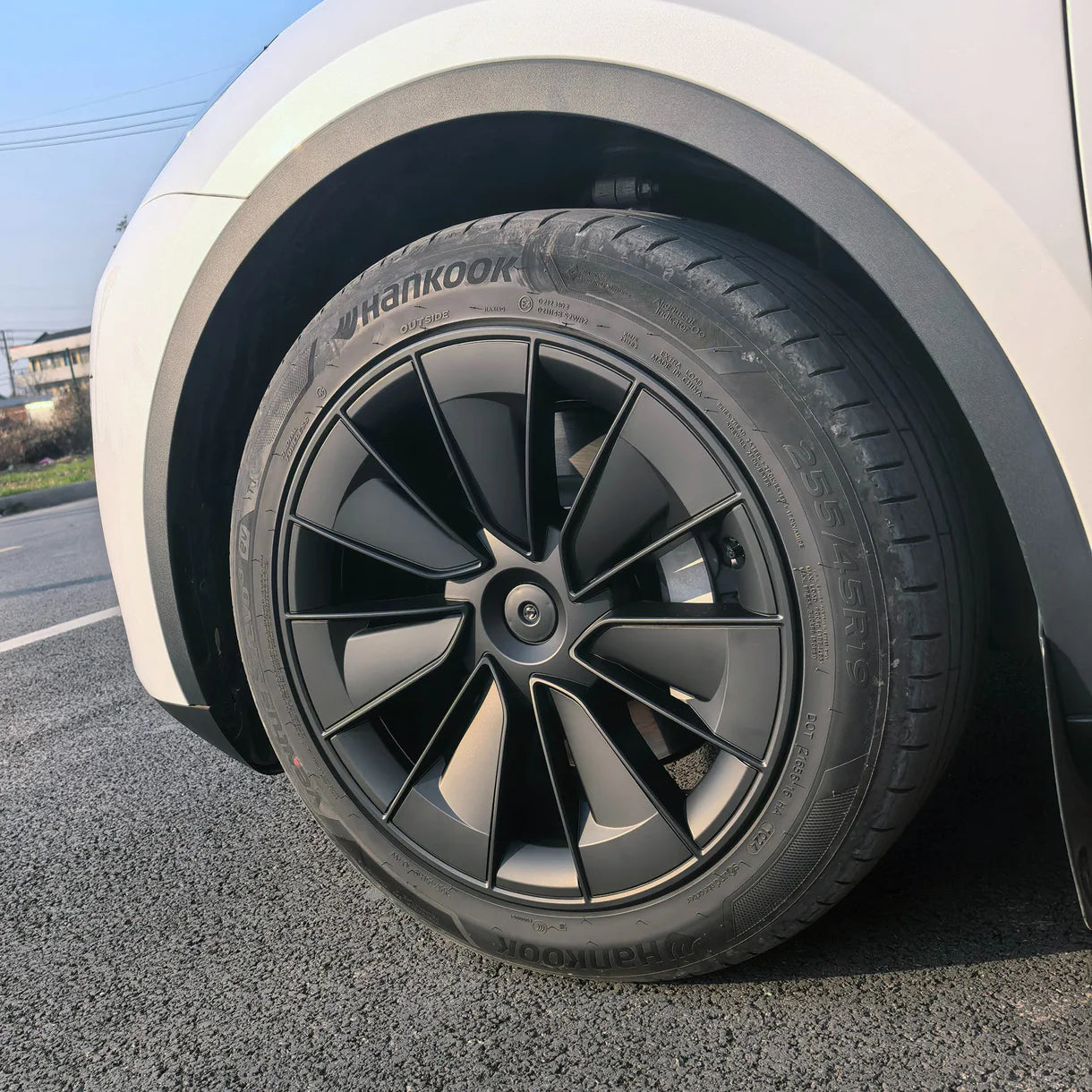 Yeslak 19 Zoll Gemini Radkappen Abdeckungen | Matt | Glossy – Tesla Model Y bei EV Motion Shop